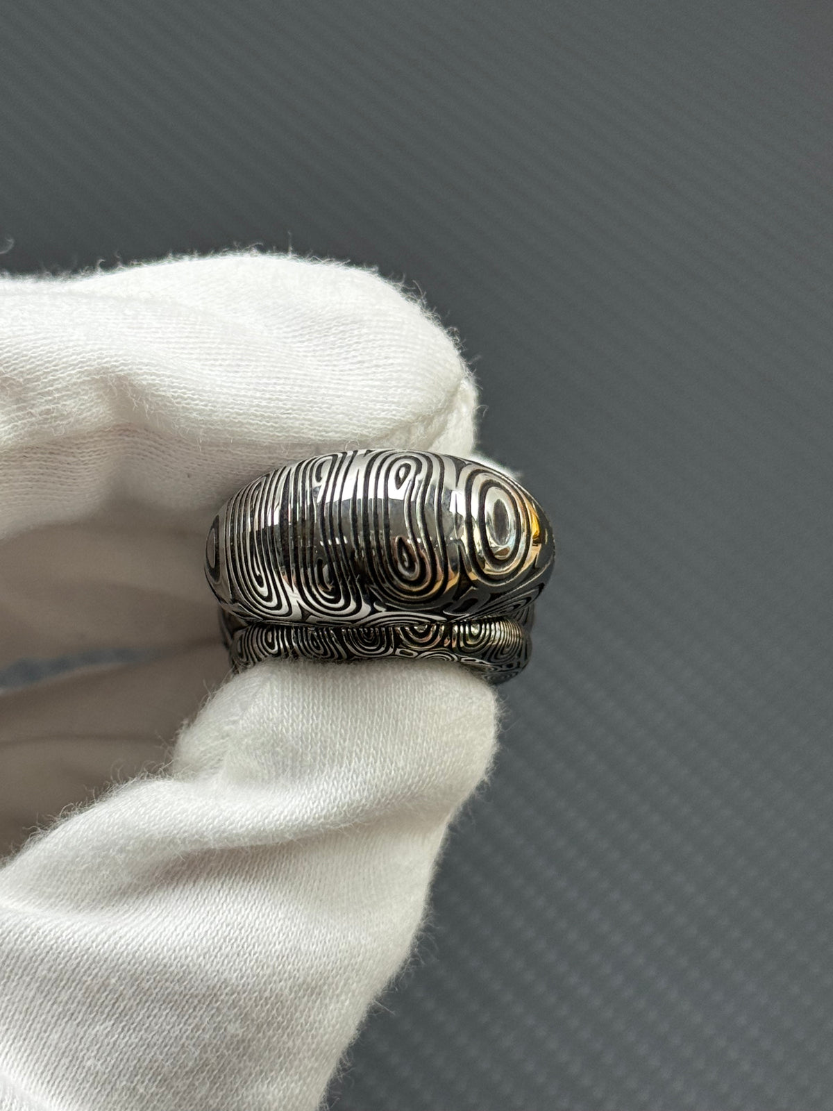 Two-Leaf Cell Damasteel Etched