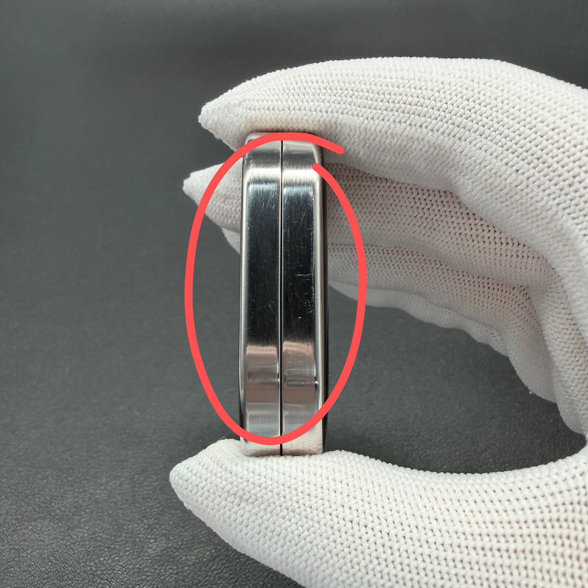 Cowboy Titanium Resin-Sealed Polished