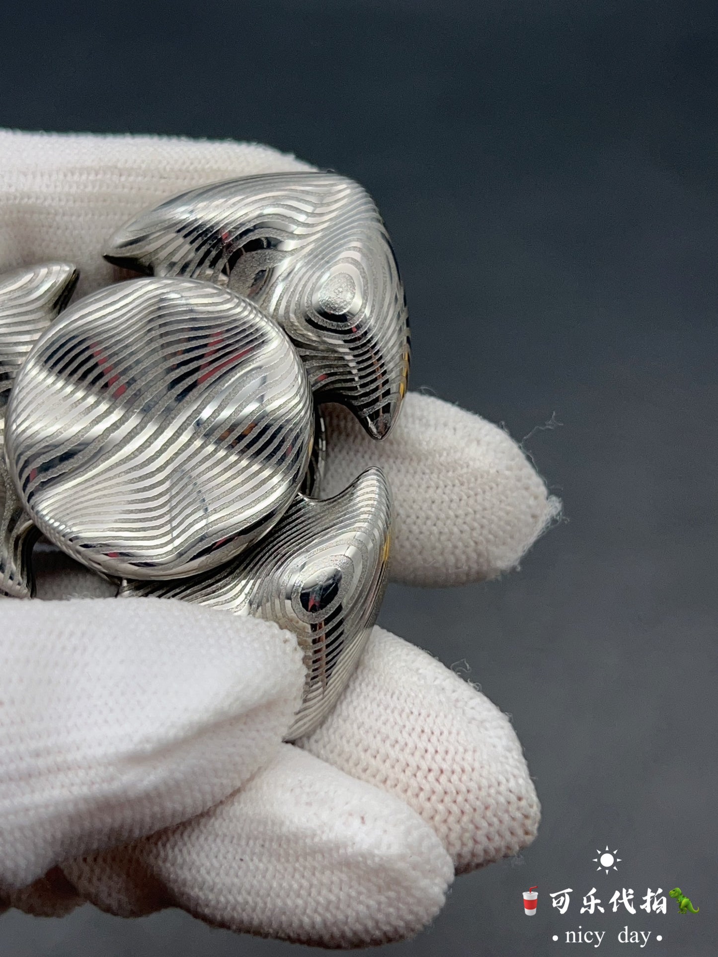 Fat Squid Damasteel