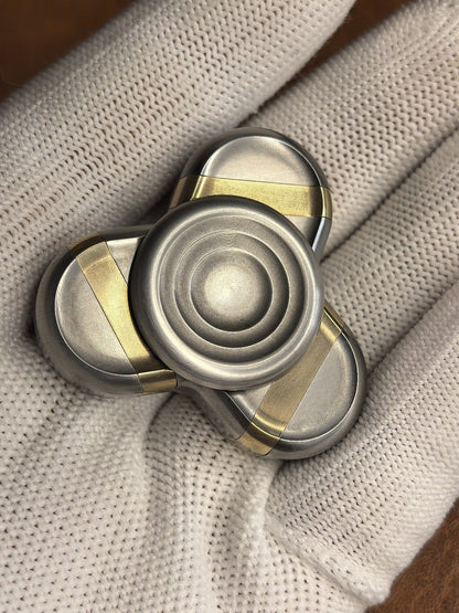 Trefoil, Stainless Steel, Brass