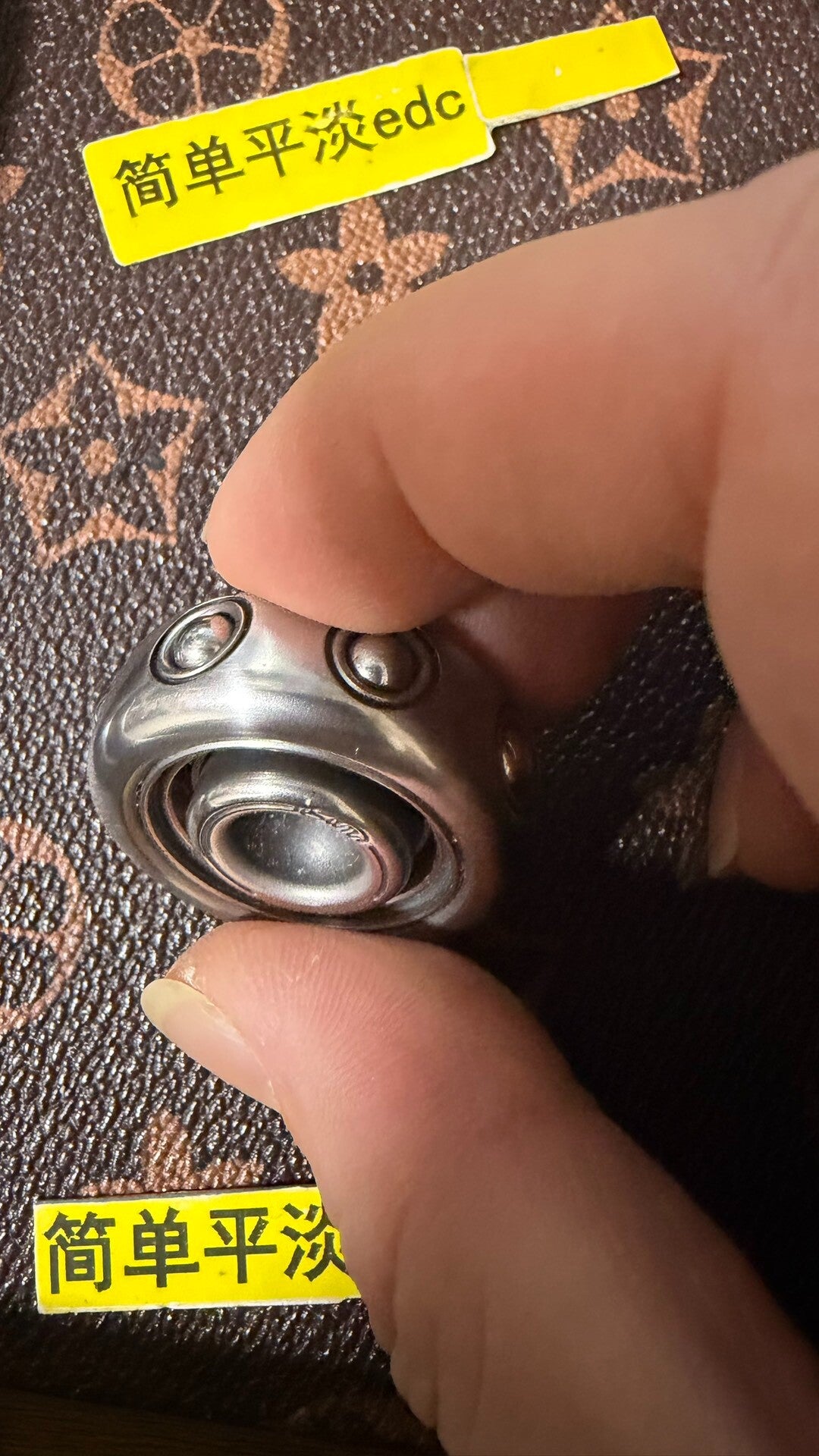 Sam Ring Spinner Stainless Steel