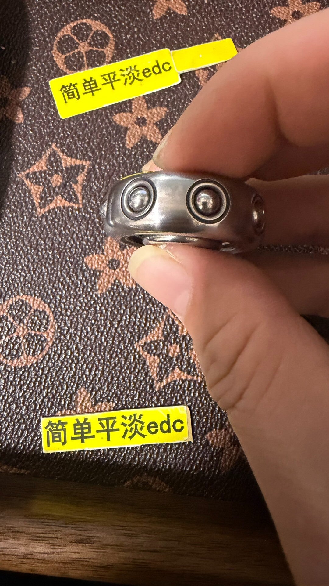 Sam Ring Spinner Stainless Steel