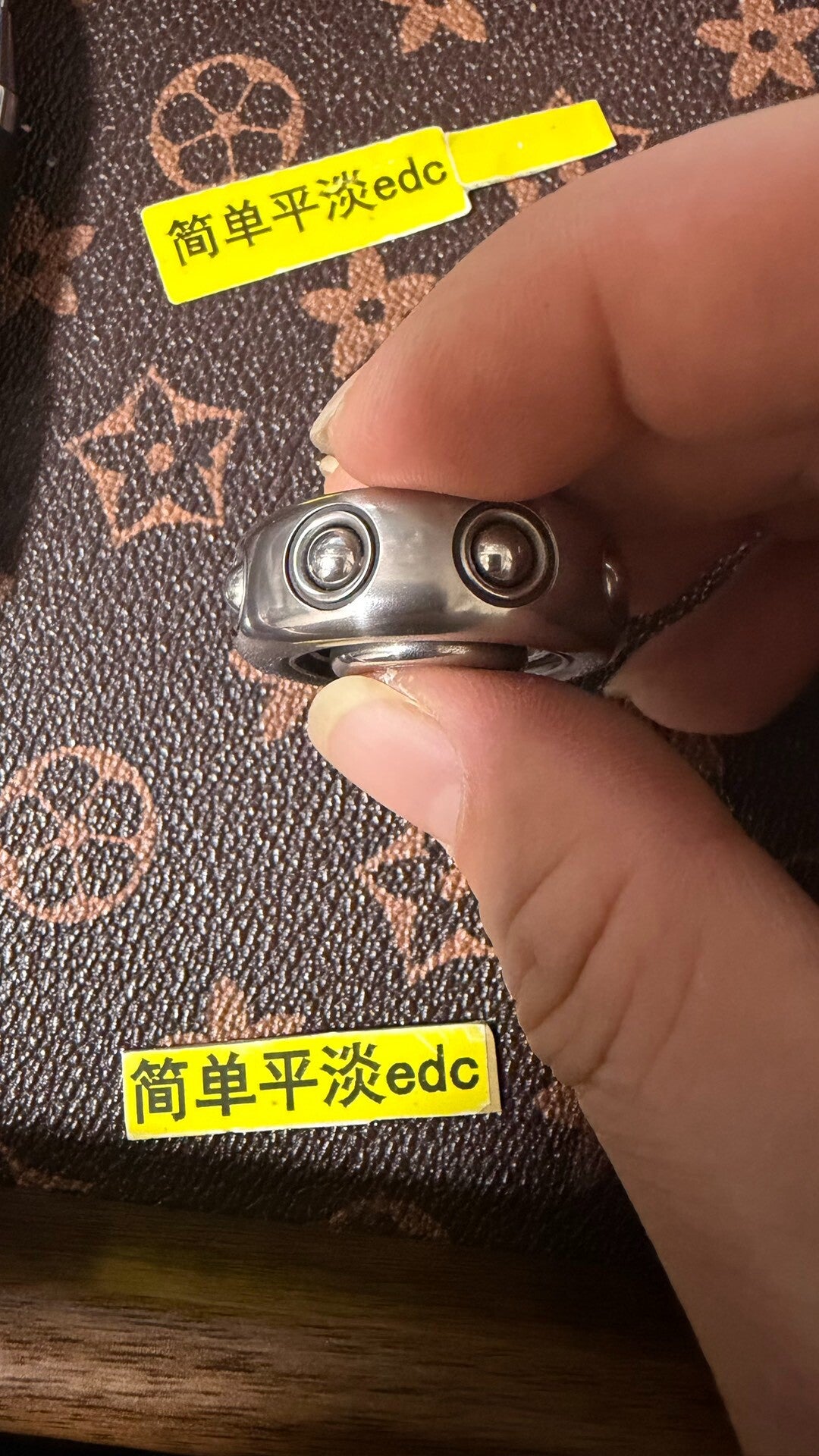 Sam Ring Spinner Stainless Steel