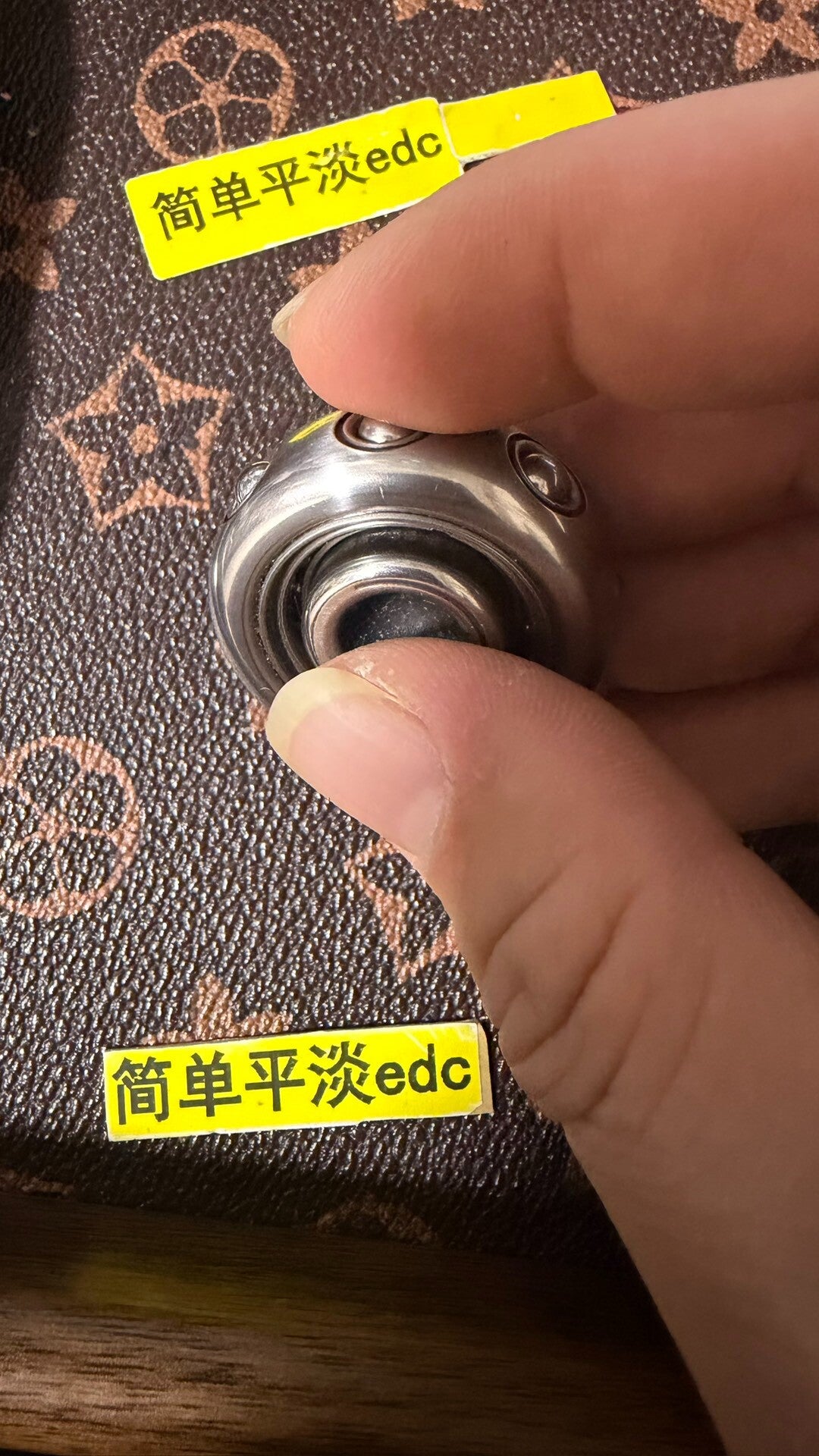 Sam Ring Spinner Stainless Steel