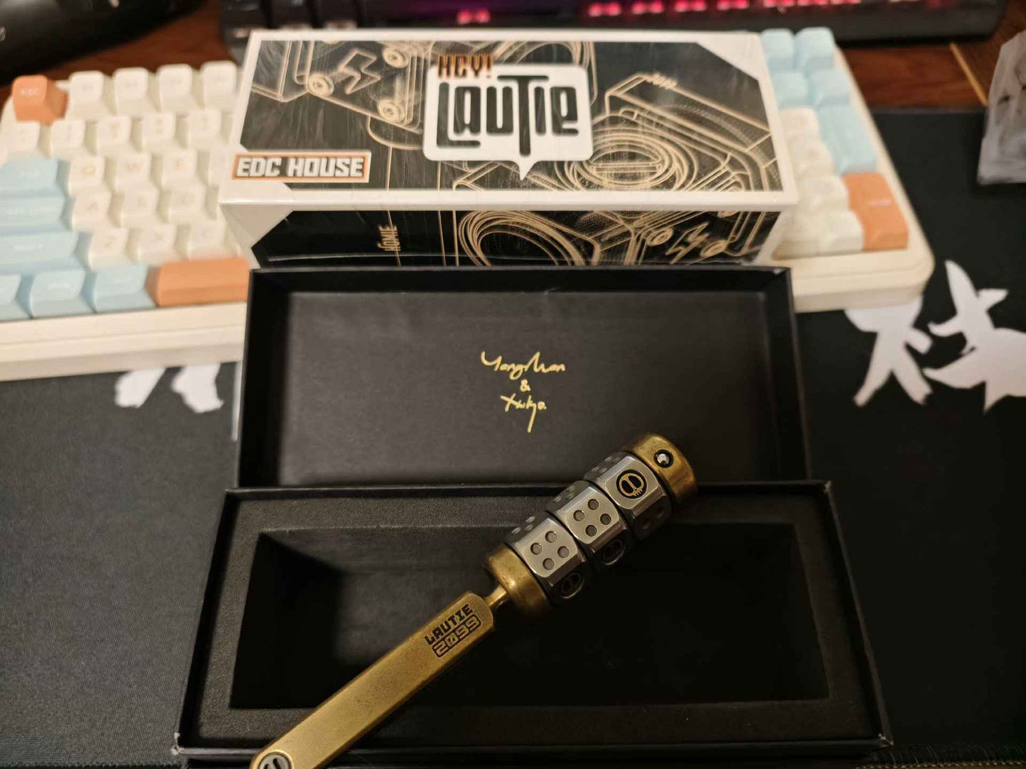 Jackpot 1.0 Deskset Brass Stainless Steel