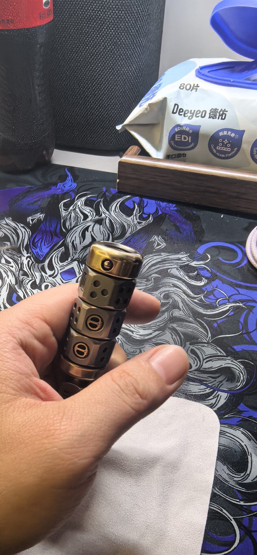 Jackpot 1.0 Deskset Stainless Steel Brass