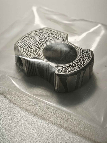 LAUTIE & MTAK KNUCKLE Damasteel Brand New