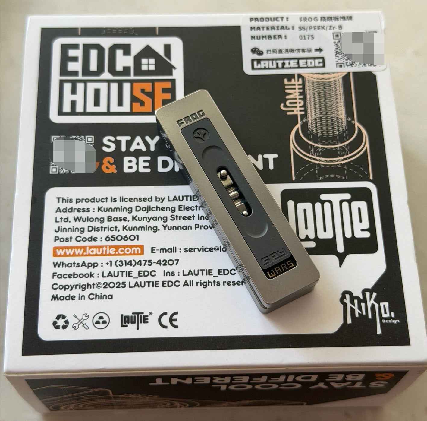 Frog Stainless Steel PEEK