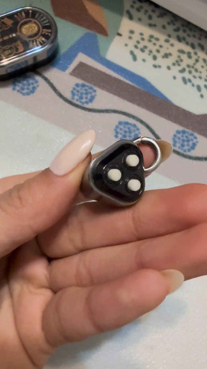 Blast Strawberry Zirconium Stainless Steel