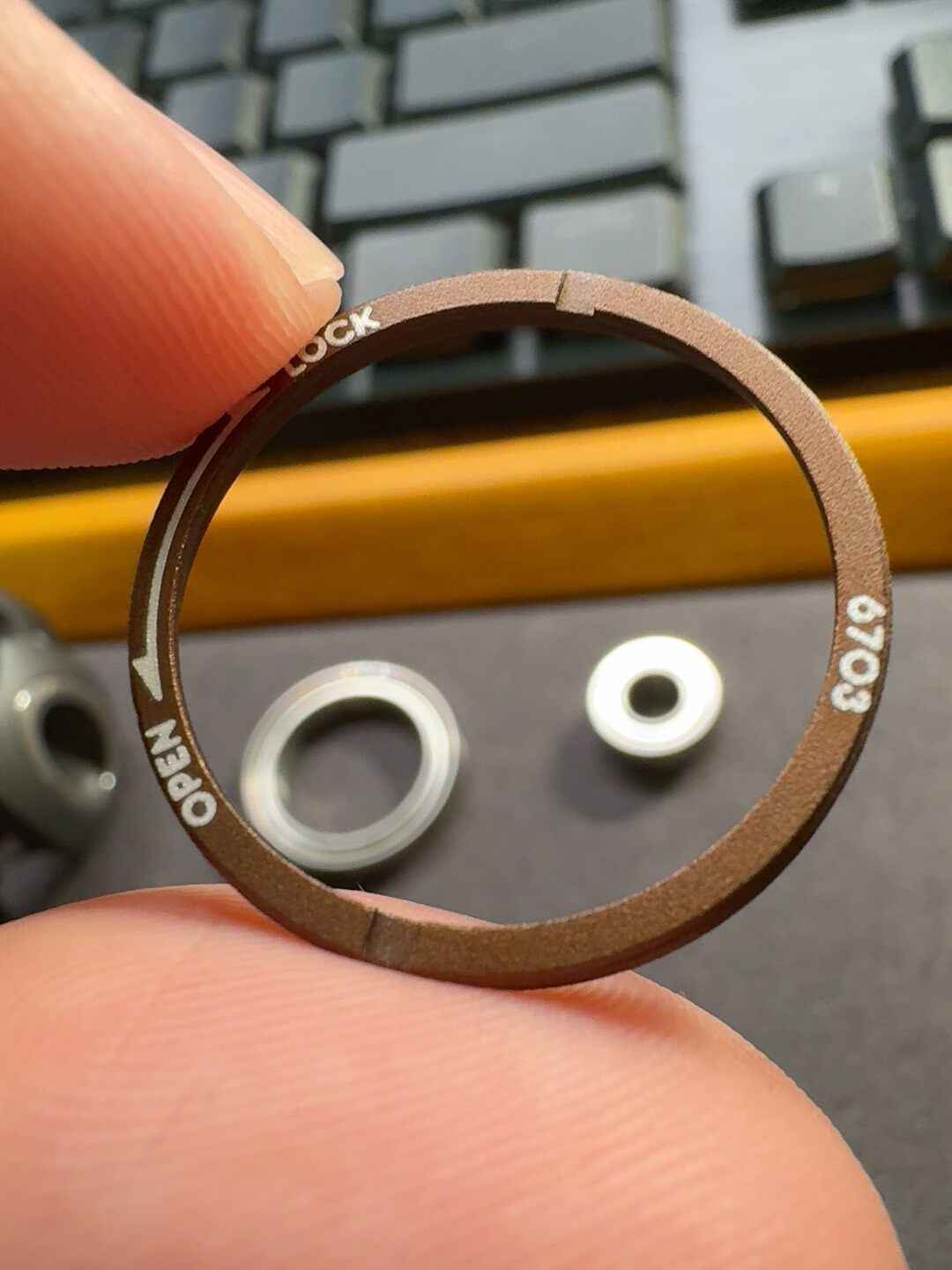 Noiz-O Fidget Spinner Zirconium Stainless Steel