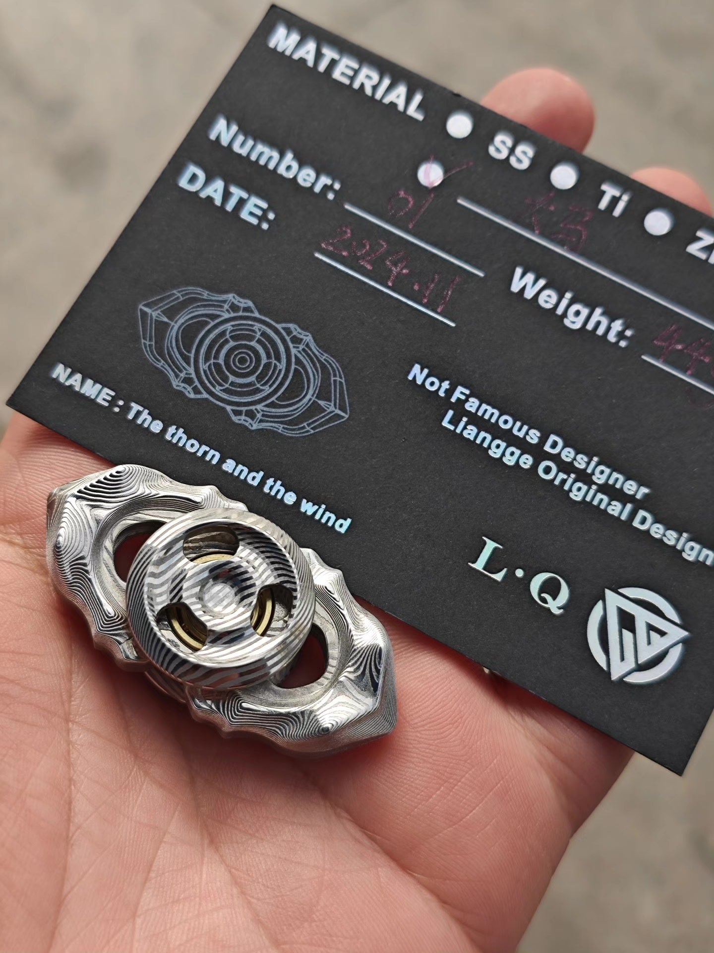 Thorns And Fog Damasteel Limited Edition