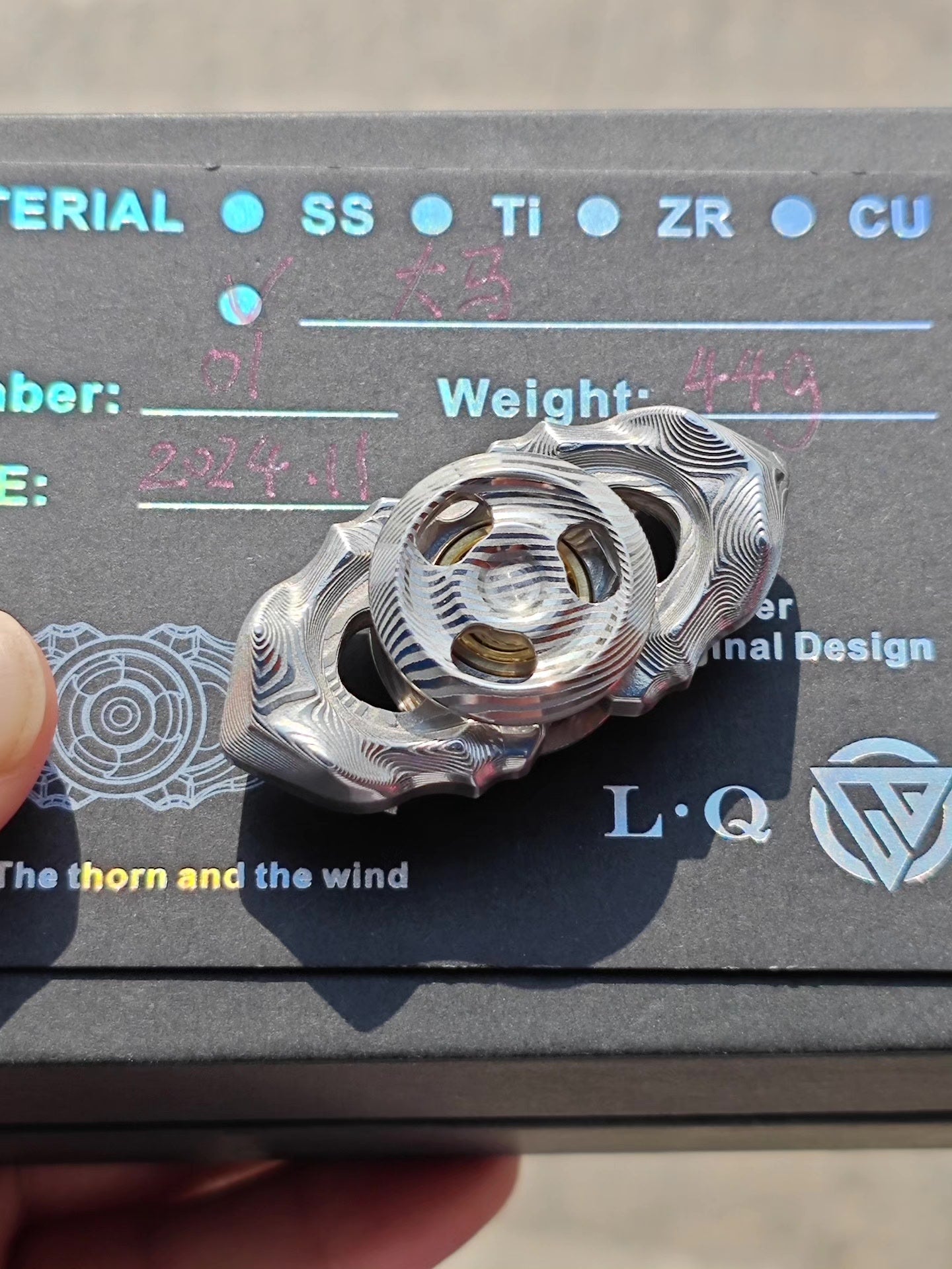 Thorns And Fog Damasteel Limited Edition