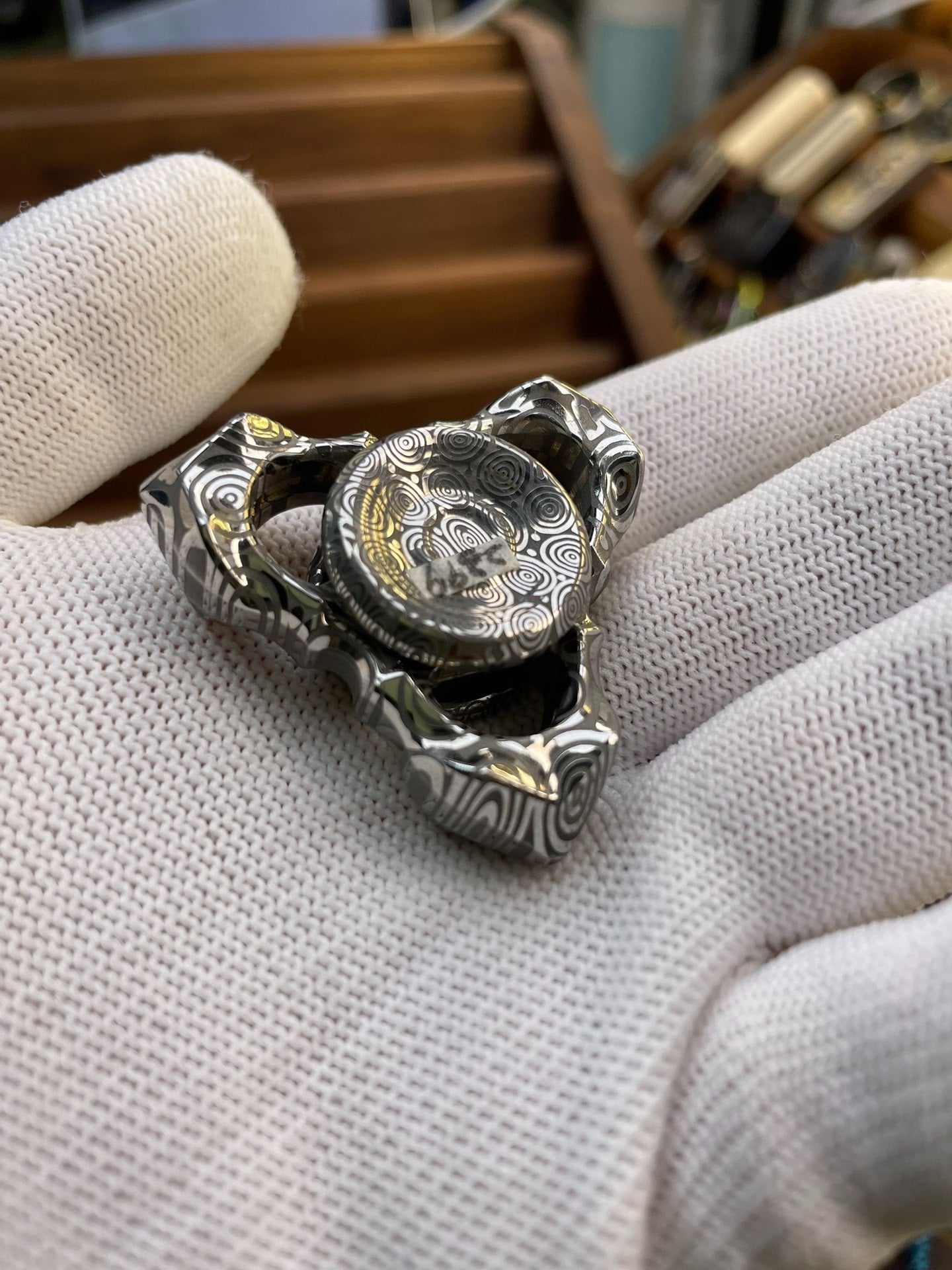 Thorns And Fog Damasteel