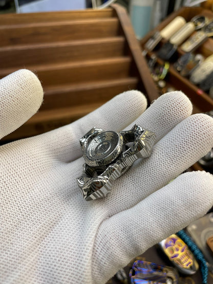 Thorns And Fog Damasteel
