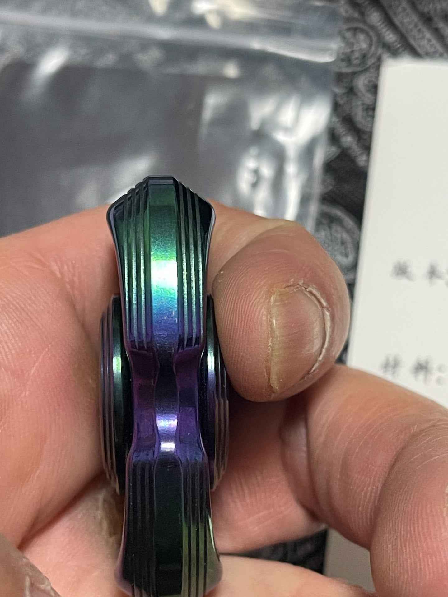 Obsidian Crystalized Tungsten