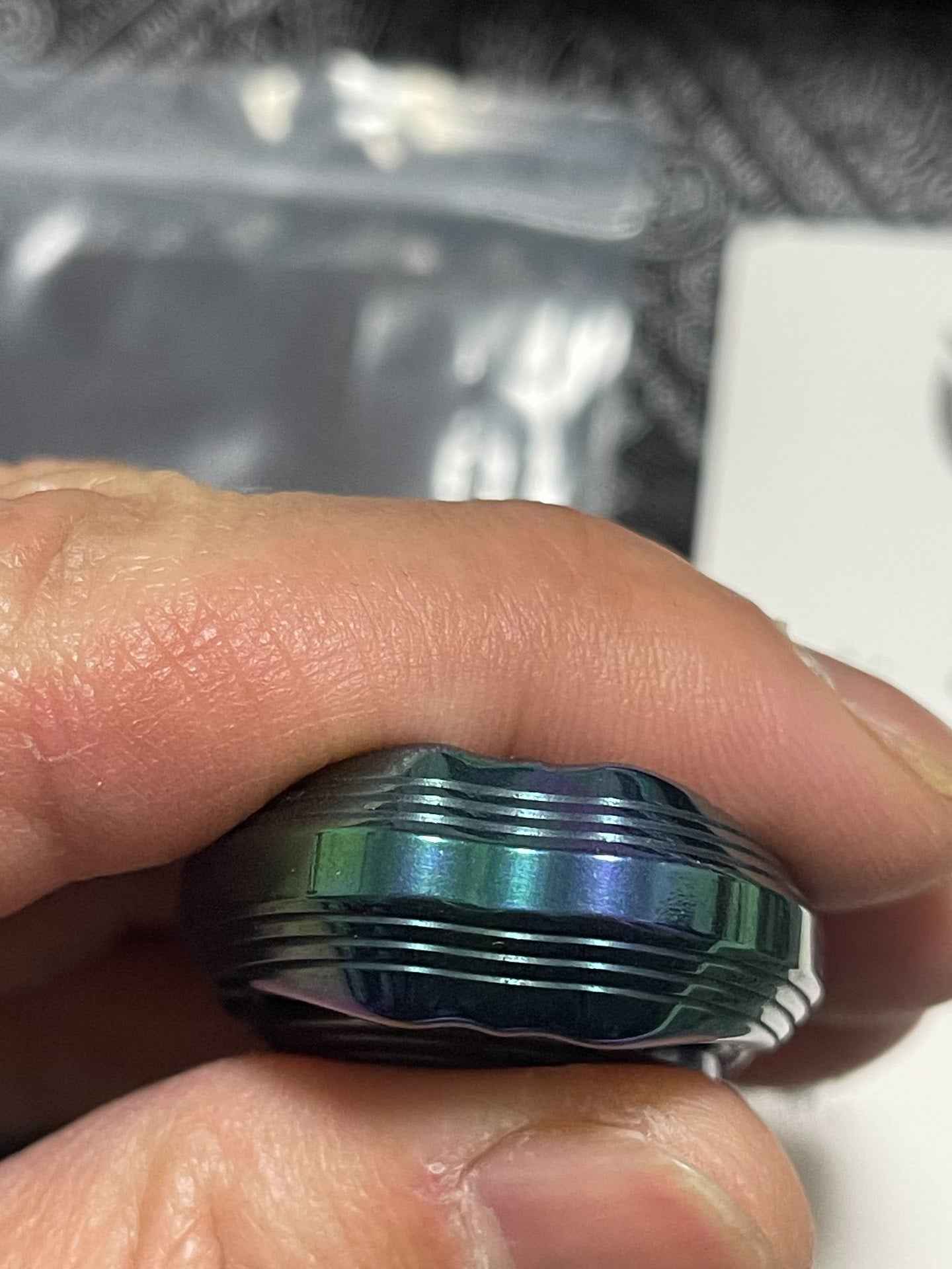 Obsidian Crystalized Tungsten