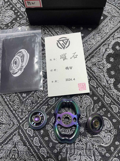 Obsidian Crystalized Tungsten