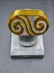 SEKI Ripple skei MOP Gold Plated