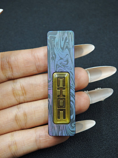 Choc Stainless Steel Resin-Sealed Engraved
