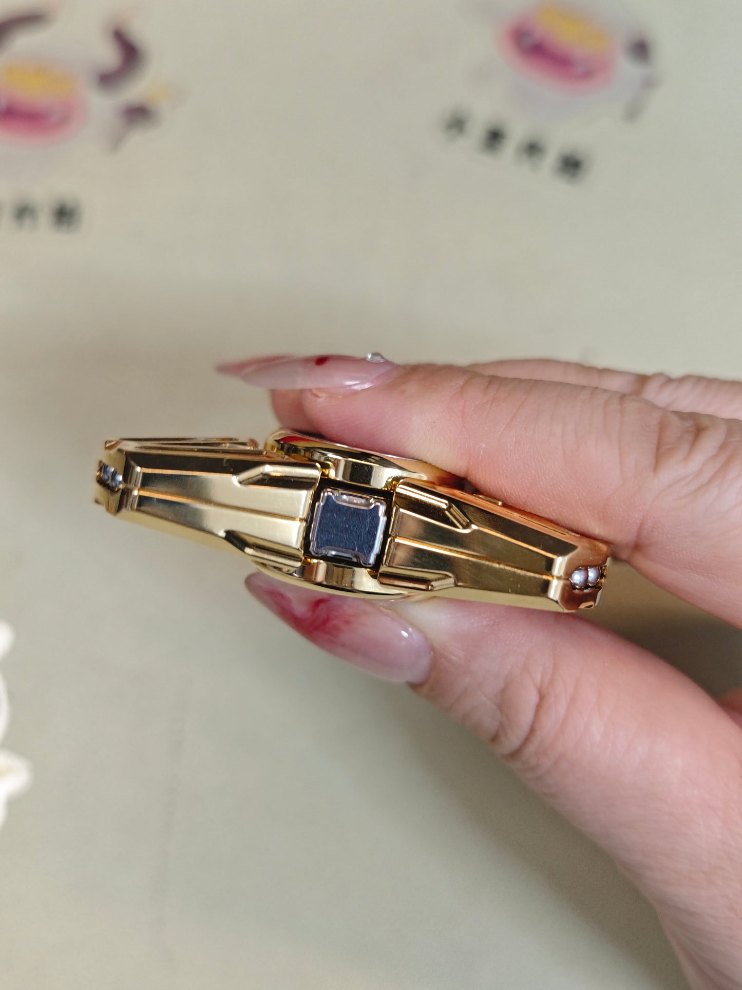 God of Time Stainless Steel Gold Plated