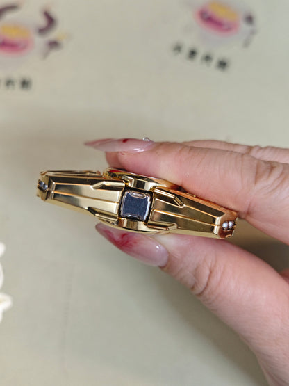 God of Time Stainless Steel Gold Plated
