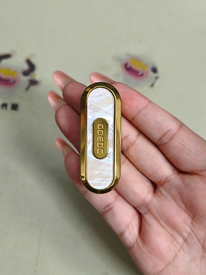 Lucky Draw MOP Gold Plated Engraved