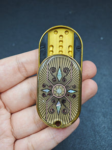 Dragon Rhythm Titanium Gold Plated Resin-Sealed