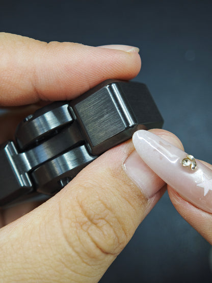 Impact Mini Zirconium Brushed Engraved