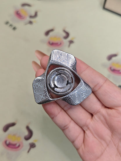 Phantom Dual Leaf Damasteel