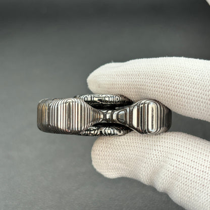 Three-Leaf Horizon Damasteel