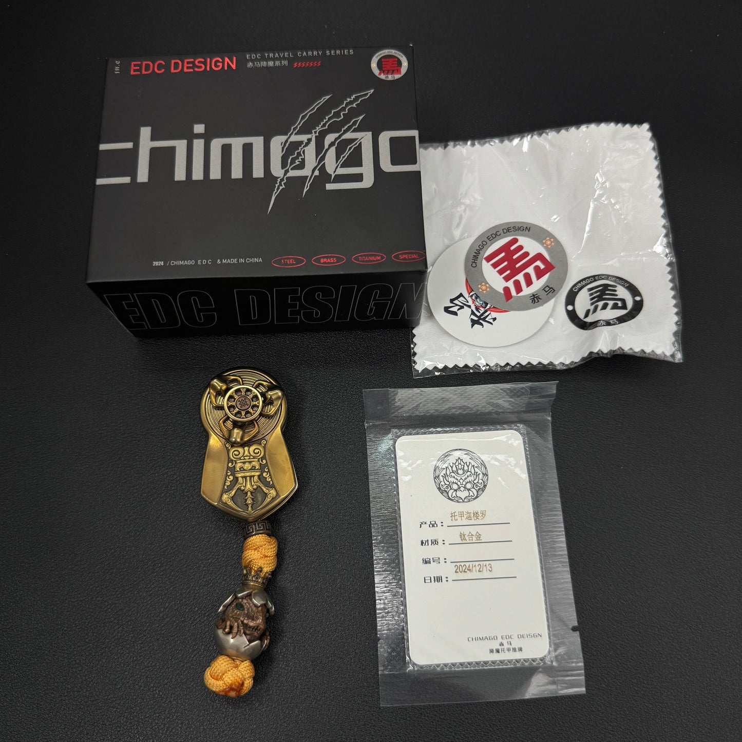 Demon Subduing Toga Tangcao Pattern Titanium