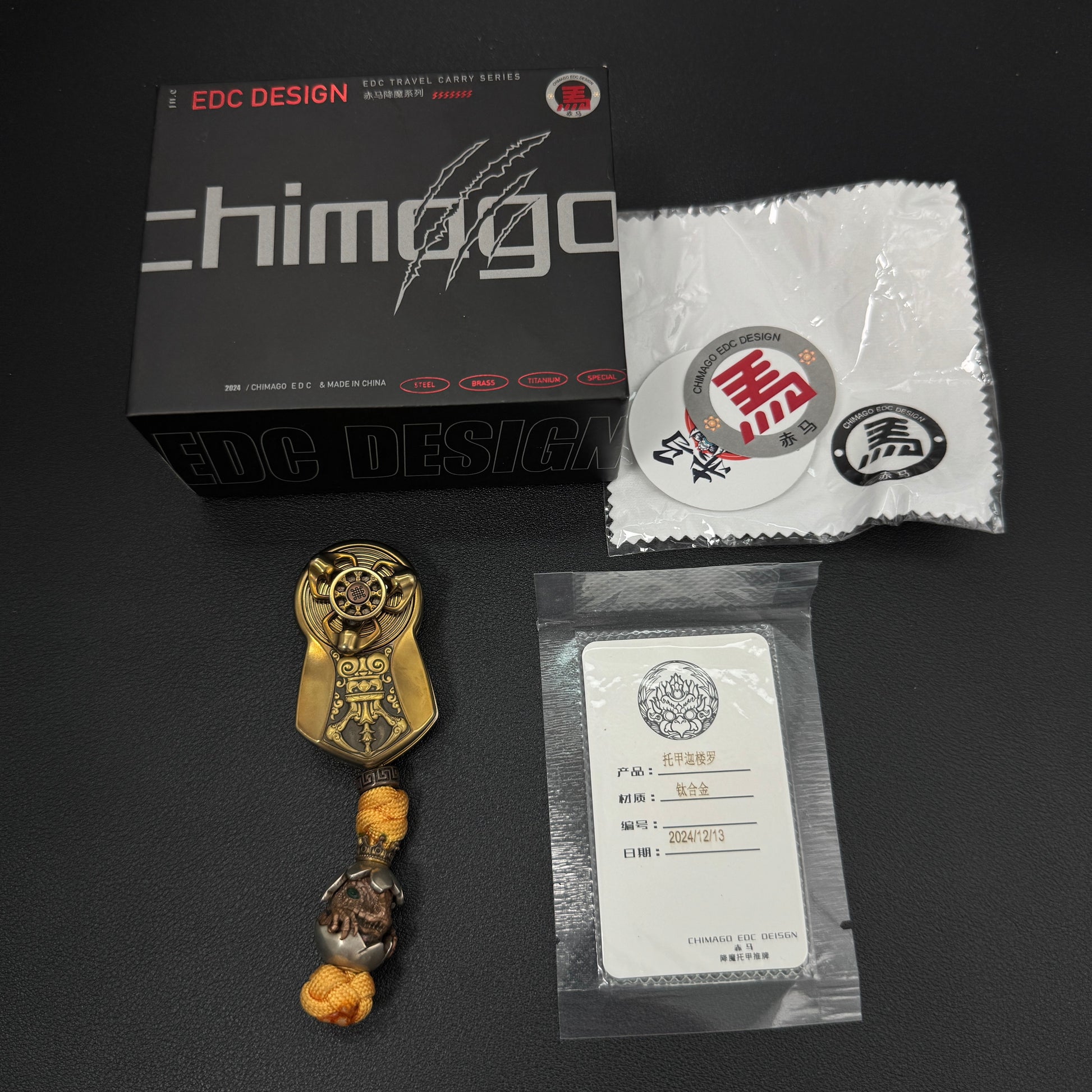 Demon Subduing Toga Tangcao Pattern Titanium