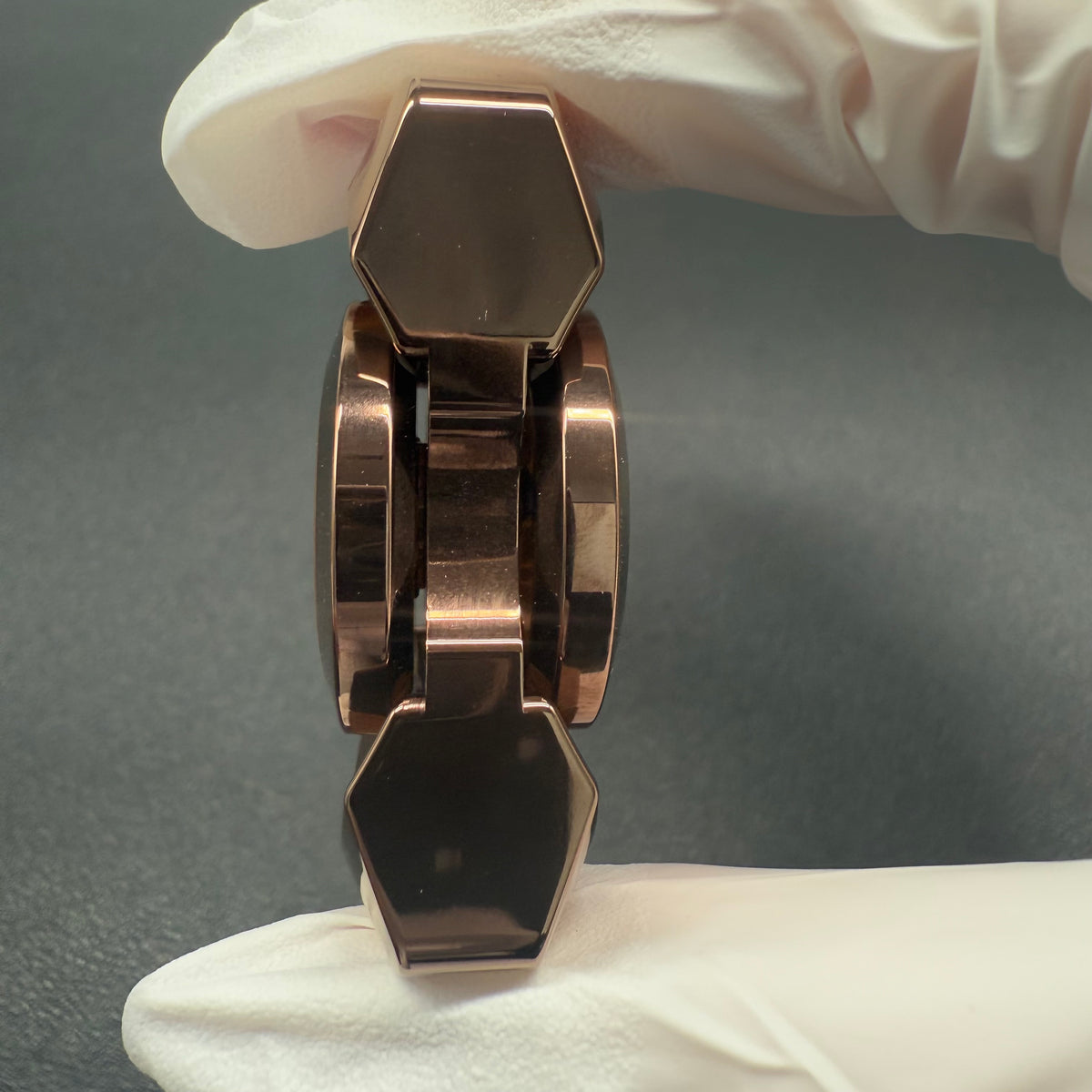 Amber Tenon Stainless Steel PVD Coated