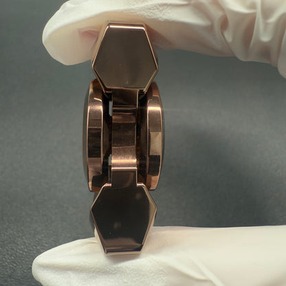 Amber Tenon Stainless Steel PVD Coated