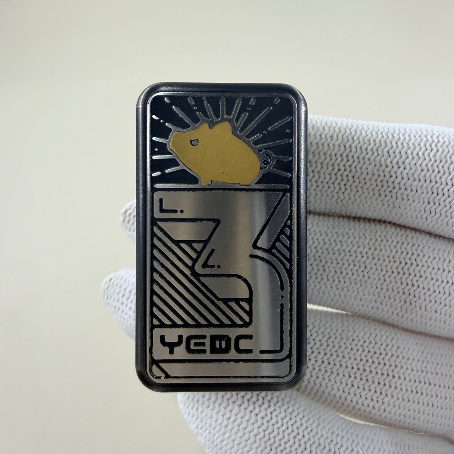 3rd Anniversary Golden Pig Stainless Steel