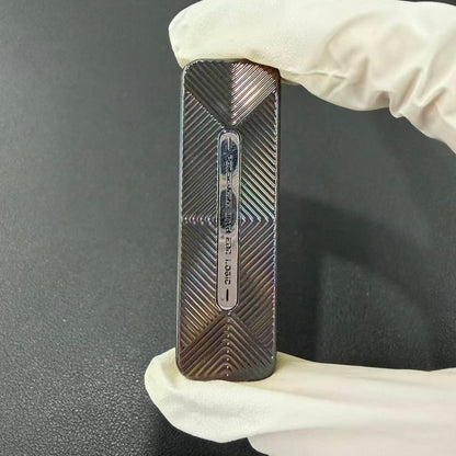 Tita Zirconium Engraved Oil Slick