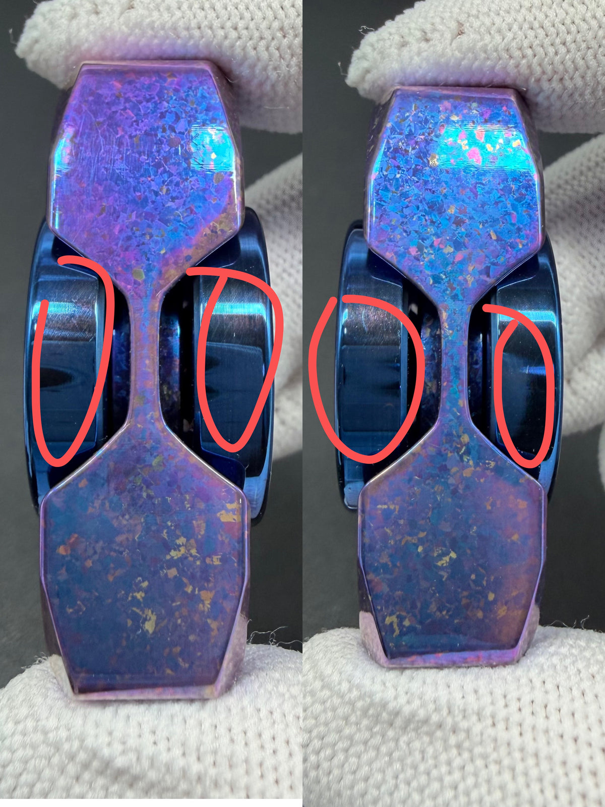 Qilin Crystallized Titanium Color-Anodized