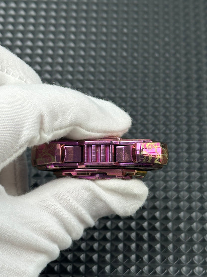 Triple Leaf Ignition Shell Opening Zirconium Color-Anodized Polished