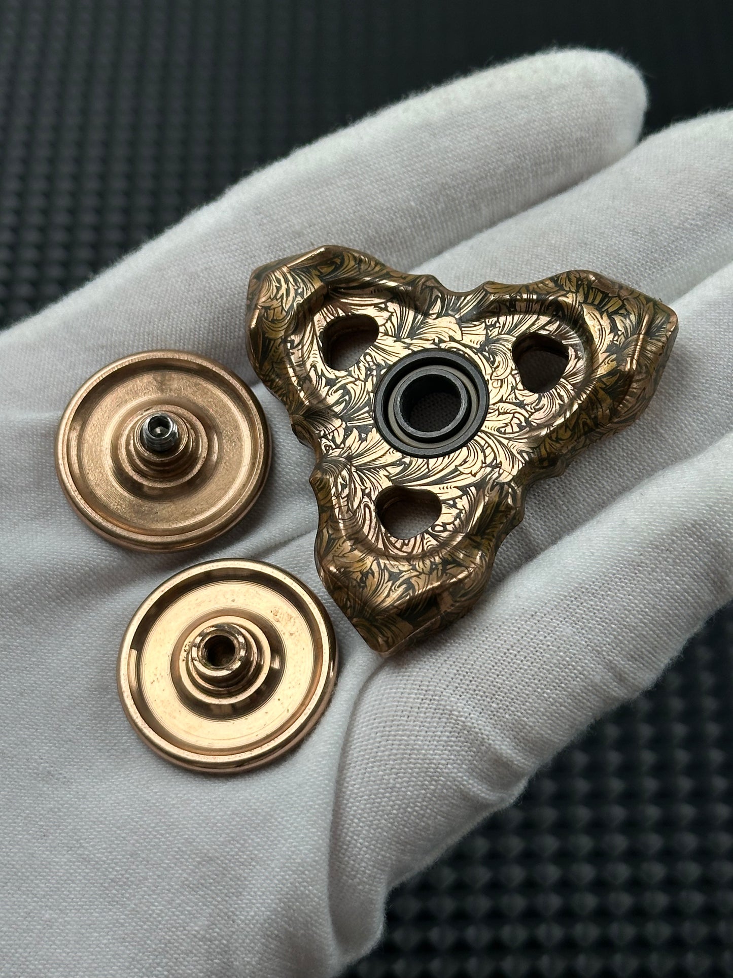 Thorns And Fog Brass Engraved