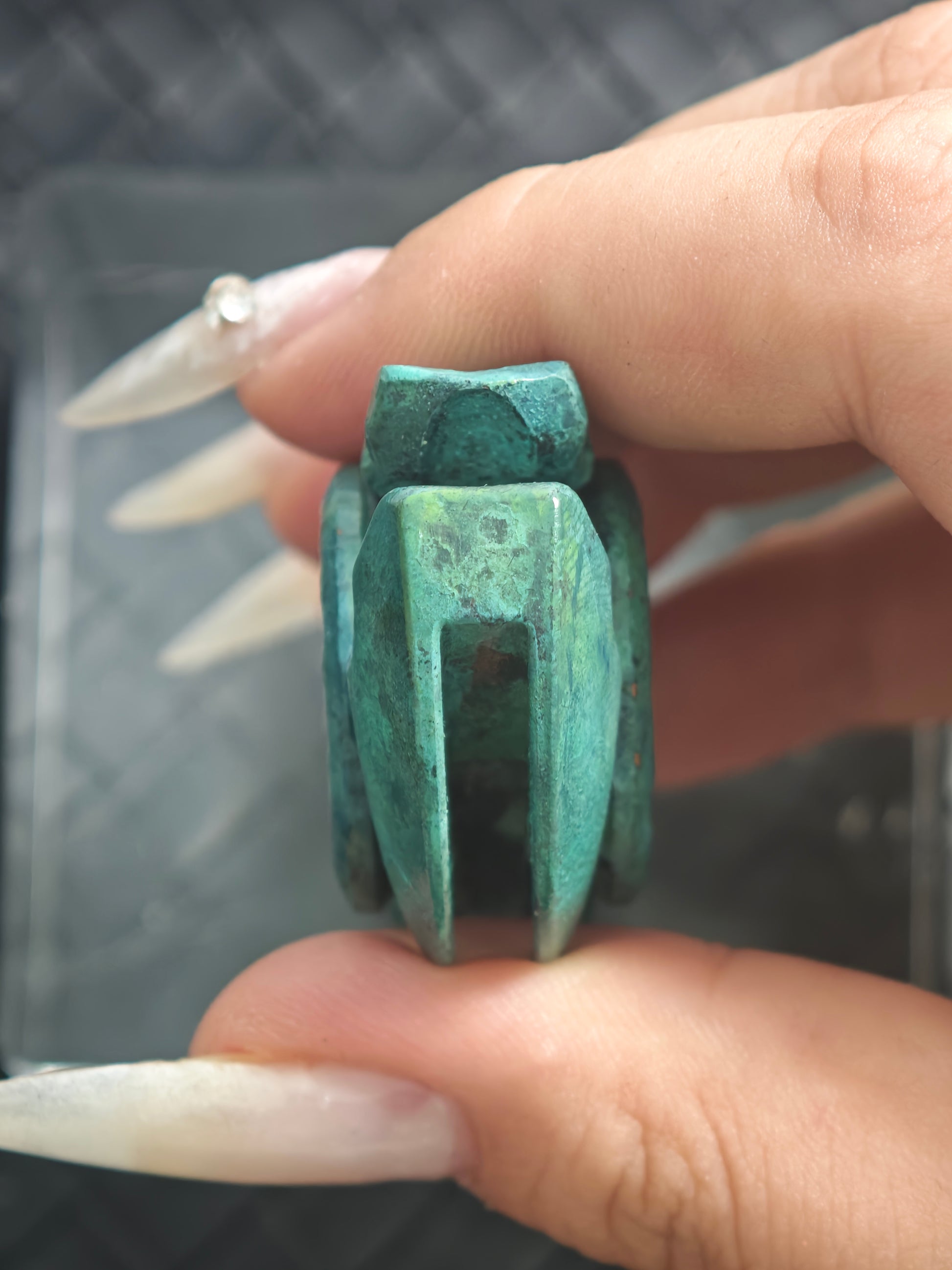 Sabertooth Copper Stone Textured Engraved