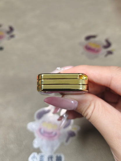 SNAP Zirconium Gold Plated Resin-Sealed