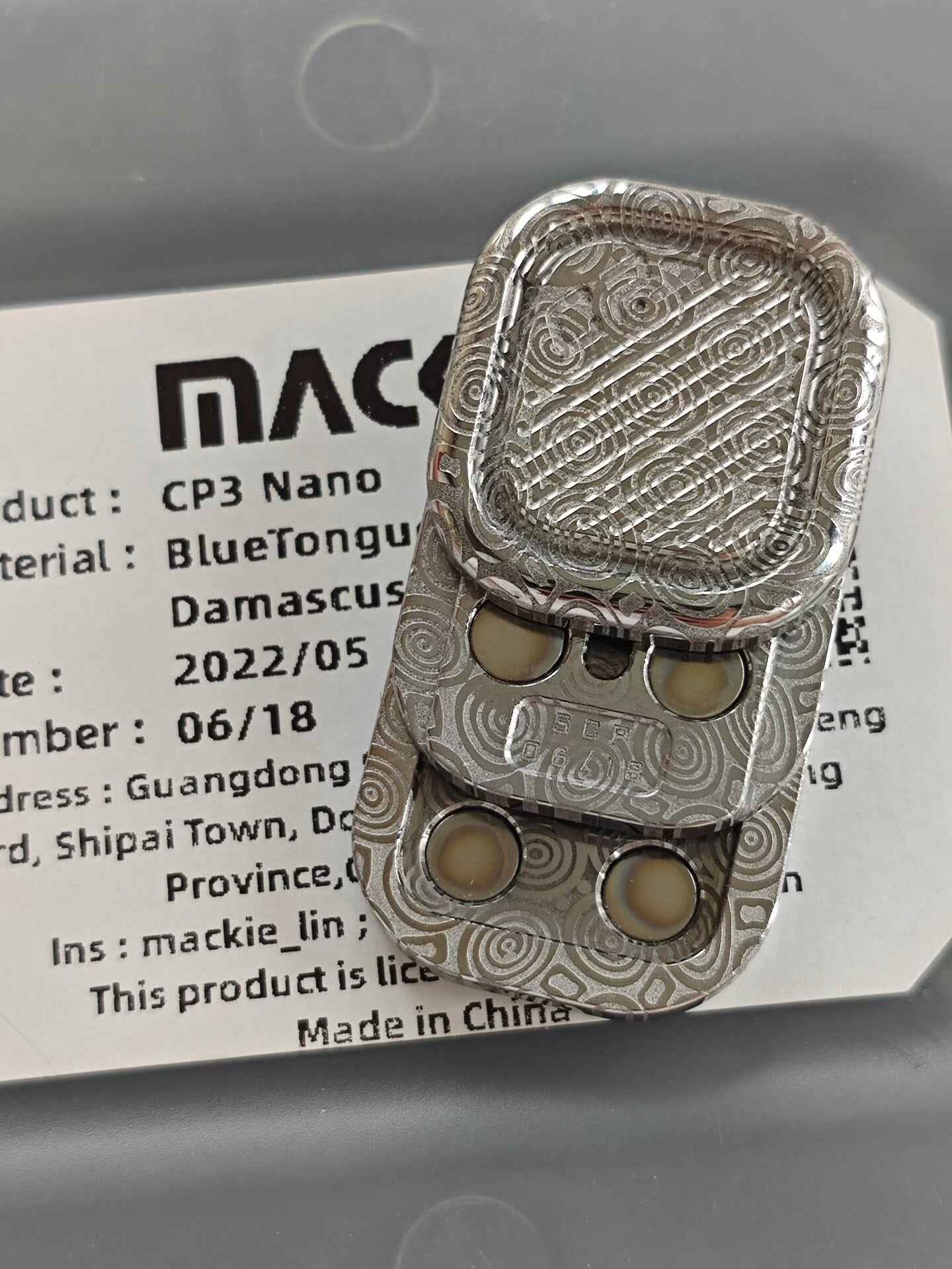 CP3 nano Damasteel Limited Edition