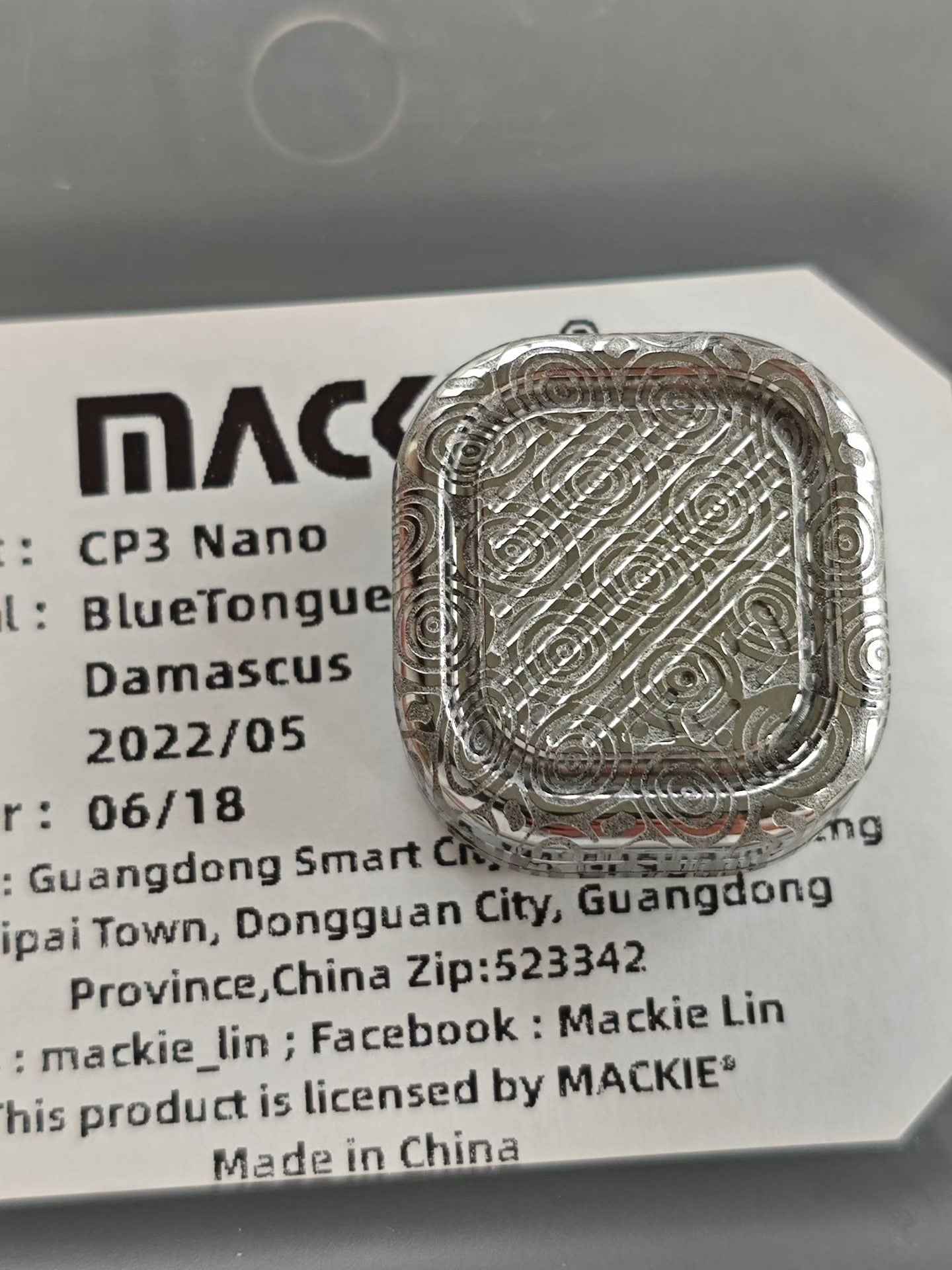 CP3 nano Damasteel Limited Edition