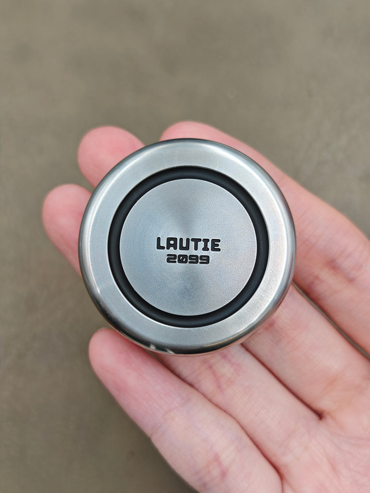 Dealer Button Stainless Steel