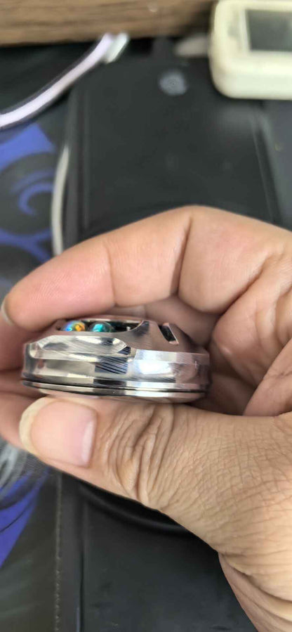 Thousance Falcon LITE Stainless Steel Brass Damasteel
