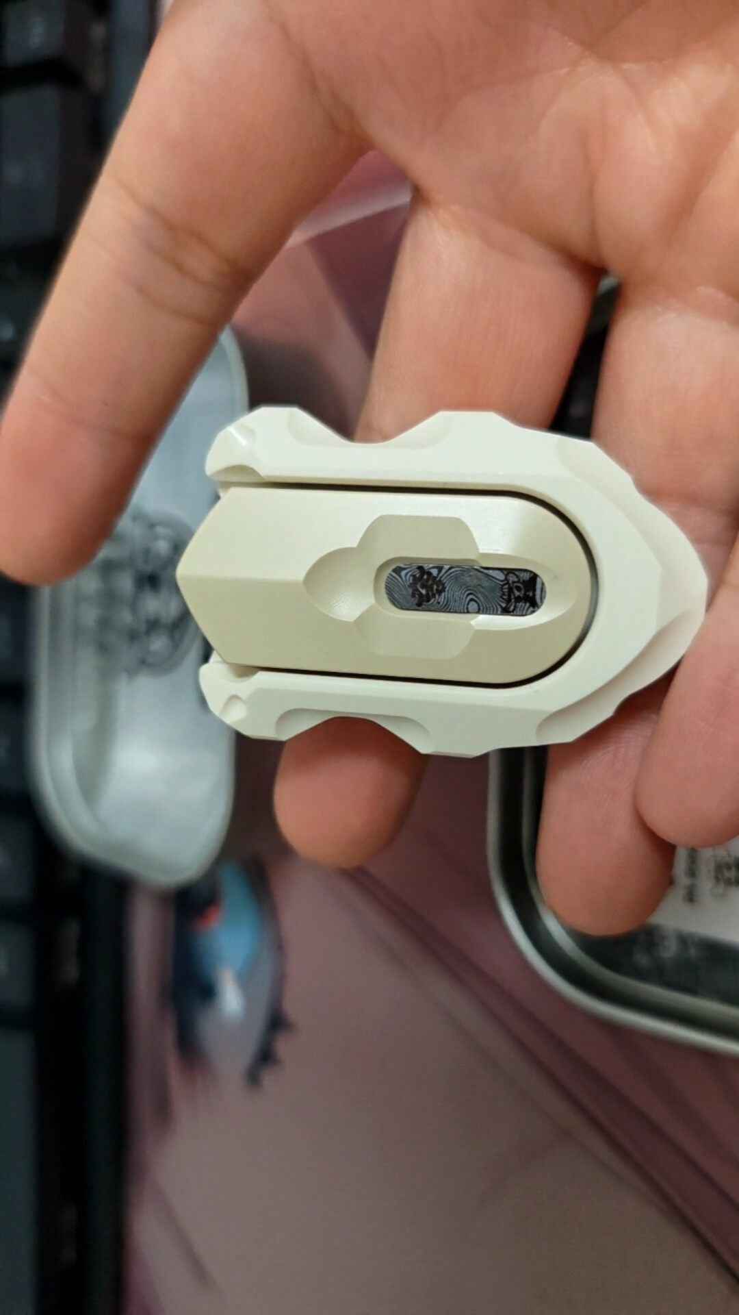 My Blade Shield PEEK Damasteel PEI