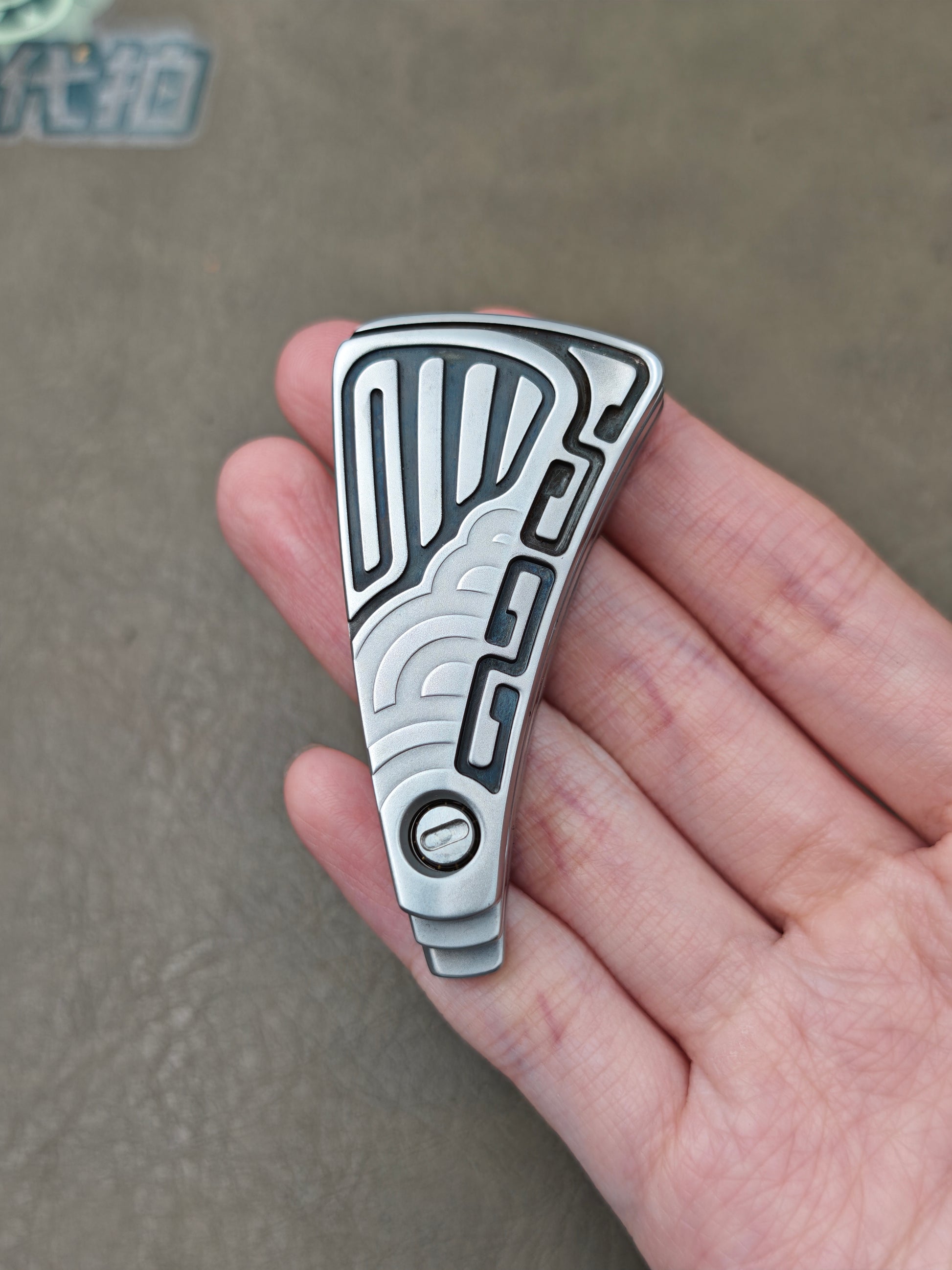 NAYICI Peacock Feather Stainless Steel