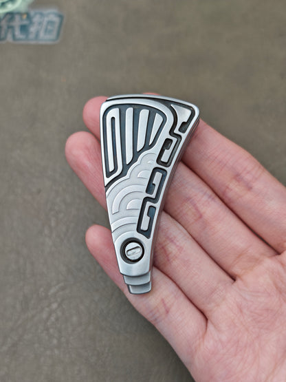 NAYICI Peacock Feather Stainless Steel