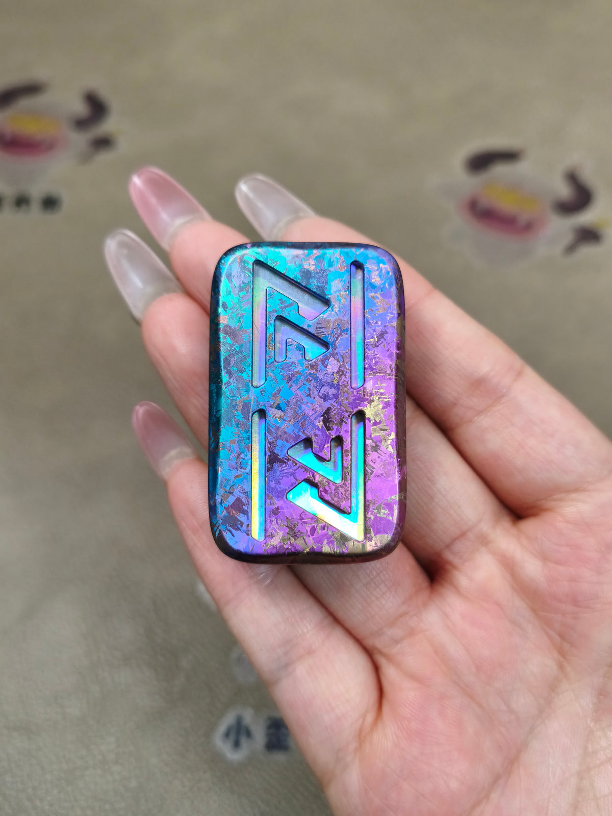 Boundary Mountain Crystallized Titanium