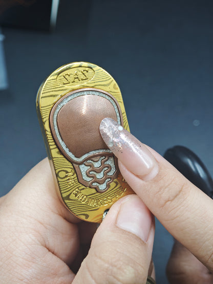 David's Star Damasteel Copper Brass